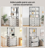 Zapatero 5 Niveles con Perchero – Antipolvo + Envío Gratis 🎁