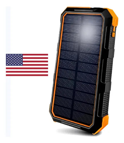 Power Bank Solar 30000mAh 45W | Nunca Sin Batería ⚡