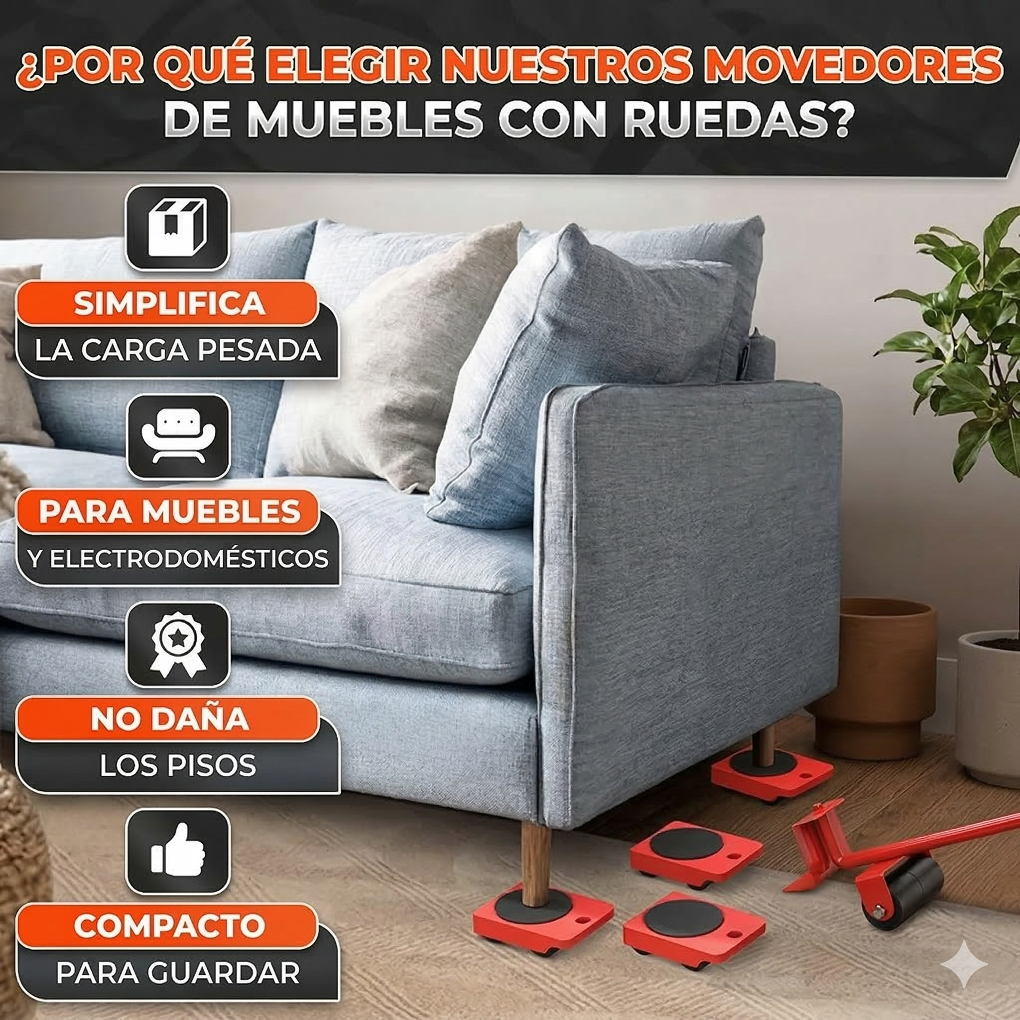 Set de Bases Móviles Promo 🎁5 en 1🎁