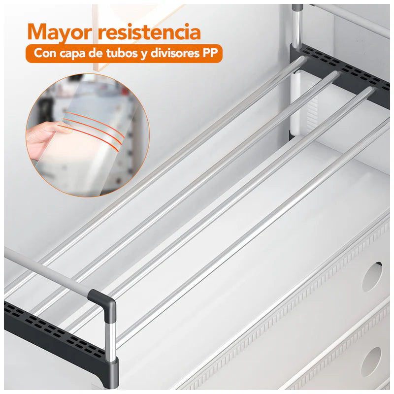 Zapatero 5 Niveles con Perchero – Antipolvo + Envío Gratis 🎁