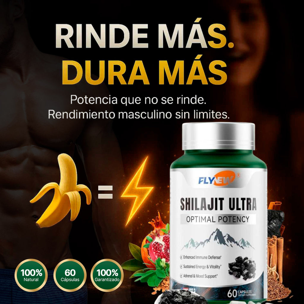 Shilajit Ultra ™ x60 Potencia y vigor rinde como un toro🏆🔥