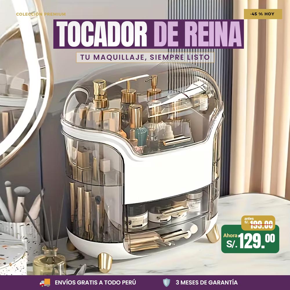 Tocador De Reina Tu maquillaje, siempre listo 💄💋